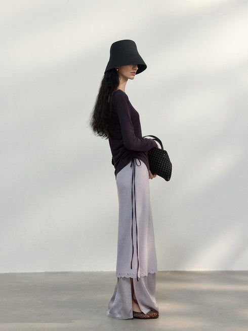 Jupe à bord en verre